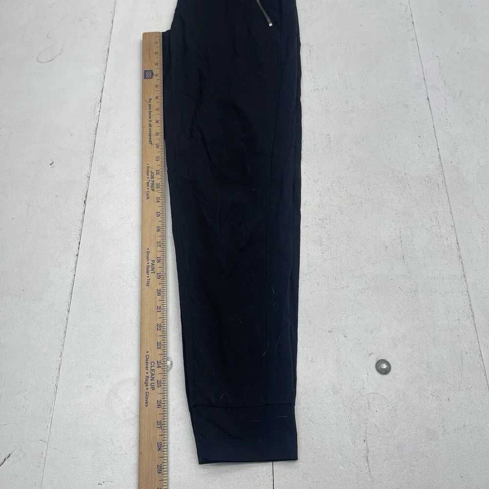 Athleta Black Trekkie North Nylon Blend Drawstring Joggers Women's Size 6 Tall - Picture 7 of 8